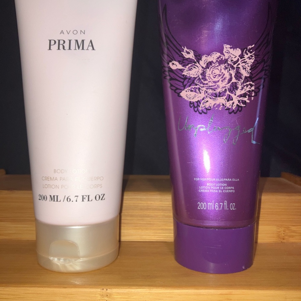 2 pack Avon Perfumed Body Lotion Set